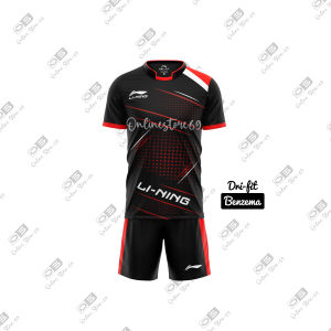 Baju stelan badminton dewasa  kaos bulutangkis dewasa  kaos olahraga lining terbaru