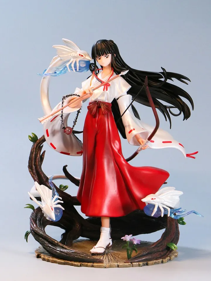 27cm GK InuYasha Anime Figure Kikyo Action Figure Collection Model Gift Toy