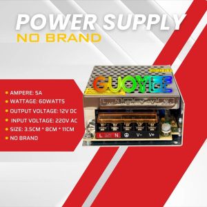 Power Supply Transformer 60watts 5ampere 60w 5A for coinslot piso wifi peso wifi
