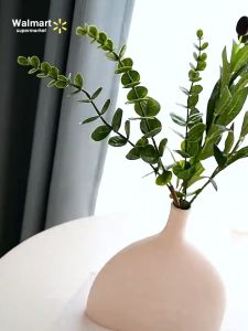 【Walmart】Silk Artificial Eucalyptus Leaves Faux Greenery Stem for Home Living Room Table Vase Farmhouse Decor
