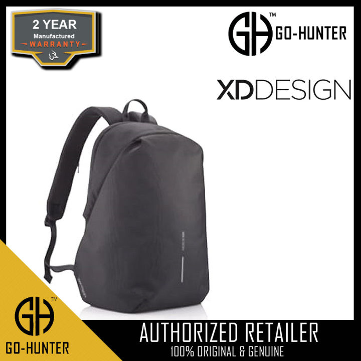 XD Design Bobby Soft AntiTheft Backpack Black Color ( Barcode 8714612120507 ) Lazada