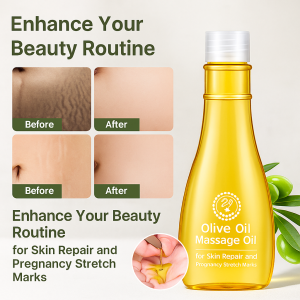 Olive Oil For Stretch Marks Herbaceous Plants Smoothing Firming Skin Repairing Stretch Mark Skin Care Oil Massage Oil