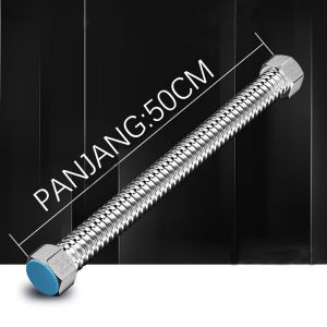 Selang Fleksibel Premium/Selang Shower Kran/Bidet Fleksibel Hose/Stainless Water Heater/50 60 80 100 Cm/Selang Fleksibel Anyam