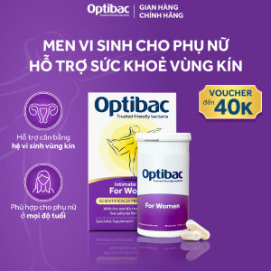 Thực Phẩm Bảo Vệ Sức Khỏe Men Vi Sinh Optibac For Women - Hộp 14-30-90 viên
