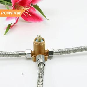 【PCWFKef】 Treo Tường trộn Van vòi hoa sen van nóng và lạnh chuyển đổi máy nước nóng điện tiếp xúc với vòi hoa sen lạnh và nóng chuyển đổi