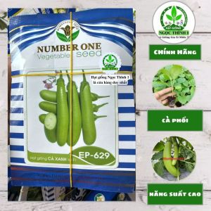 Hạt Giống Cà Xanh Lai F1 EP-629 NUMBER ONE (Gói 5gr) - Khoảng 800-900 hạt (Date mới)