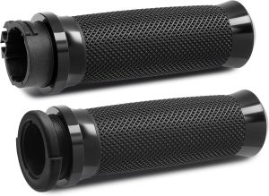 1inch Hand Grips Cable Throttle Control Handlebar Grips Fit for Harley-Davidson ’96-’07 Touring ’08-’13 XR ’96-’17 Dyna (Except FXDLS) ’02-’17 VRSC ’96-Later XL