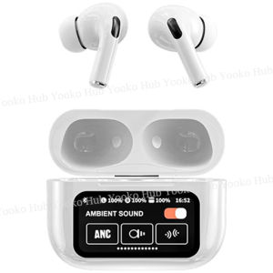 A9Pro Headset LED Touch Screen Noise Cancelling Bluetooth Earphones A/ENC Hifi Stereo TWS Headphone