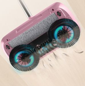 XINLANYASHE จัดส่งฟรี เครื่องกวาดพื้นแบบมือกด เครื่องถูพื้นของขวัญ กวาดเครื่องแบบพื้นไม้ ใช้ในครัวเรือน