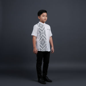 ZUDEVA-PADMA SERIES Set Couple Family Etnik Tenun Baju Sarimbit Kondangan Seragam Lebaran Keluarga Pasangan DRESS SET KEMEJA