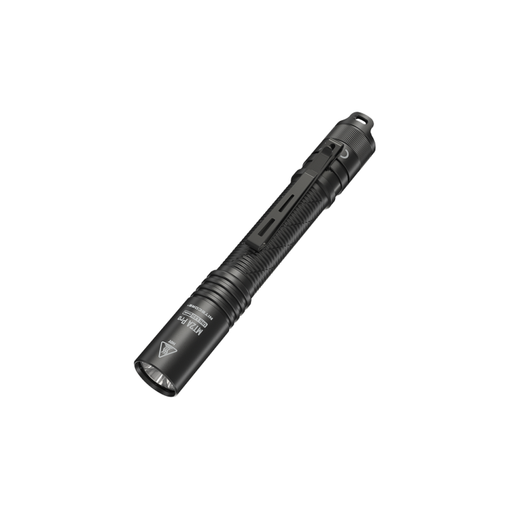 Lampe Torche Nitecore MT2A PRO - 1000 Lumens Max - USB-C Rechargeable - Utilise Piles AA - 14,3 Cm - Noire