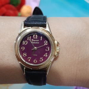 Đồng hồ nữ Romarni Valentino dây da second hand si nhật đã qua sử dụng