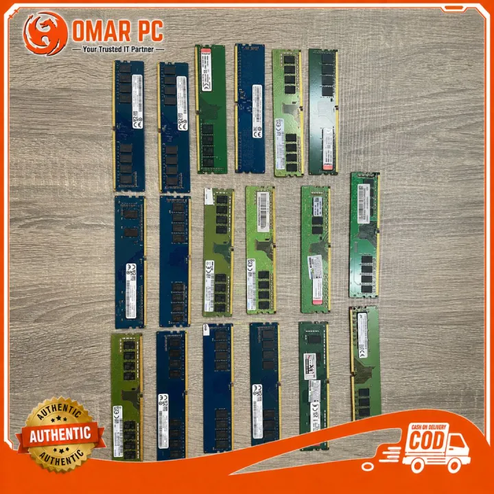 Assorted 8GB DDR4 Desktop RAM UDIMM | 2400MHz / 2666MHz / 3200MHz | 288 ...