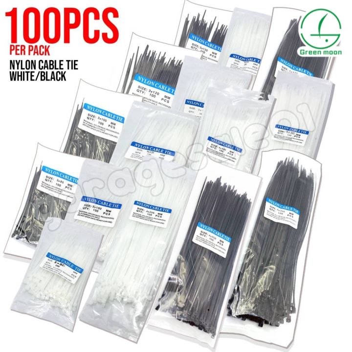 100PCS Nylon Universal Cable Tie Buckle 2026 Upgrade Multipurpose Plastic Cable Ties Tool Heavy Duty Self Locking Nylon Zip Ties Uv Resistant Black Z