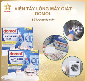 Hộp 60 Viên Tẩy Lồng Máy Giặt Domol Anti-Kalk Tabs 720g Nhập Đức Chính Hãng