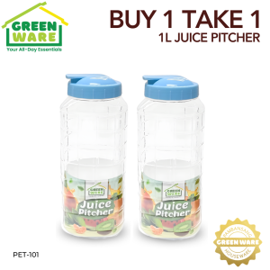 Greenware PITCHERS 1L and 1.4L PET-101 / PET-102 BUY 1 TAKE 1