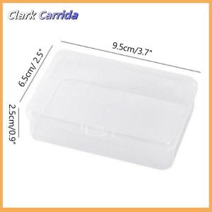 [Clark Carrida] Mới trong suốt nhựa lưu trữ hộp photocards thẻ nhỏ lưu trữ hộp bàn tổ chức hộp phân loại hộp văn phòng phẩm