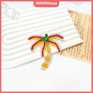 WP💓💛💖 3D Coconut Patches For Clothing DIY Sew On Patches Beaded Applique Parches Bordados Para Clothing Decoration