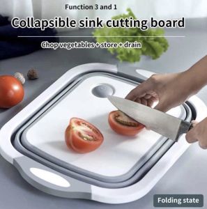 Magic folding kitchen multi-functional plastic cutting board
