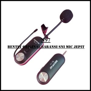 N97 BENTLY BENTY ORIGINAL GARANSI SNI MIC JEPIT WIRELESS FULL CAS SINGLE MICROPHONE WIRELES CHAS CLI