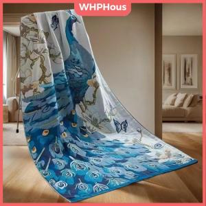 WHPHous Large Gauze Towel Thick And High-quality Fabric (80x160cm) 4-layer Woven Towel Good Water Absorption Excellent Breathability And No Pilling