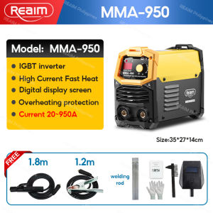 REAIM MMA ARC Welding Machine IGBT Inverter Welding Machine 350A | 950A | 999A Welding Machine Free Welding Rod welding Machine accessories