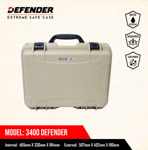 Defender 3400 Extreme Case Tan