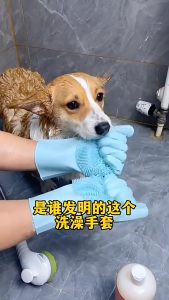 Pets Grooming Cleaning Gloves Silicone Cat Brush Remove Hairs Cleaning Massage Grooming Cat Dog Hair Gloves Long Lasting