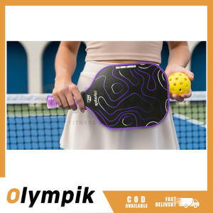 OLYMPIK JT-1 T300 Pickleball Paddle – Carbon Fiber Glossy Lightweight Non-Slip Grip