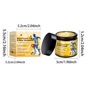 【Ready Stock+Fast Shipping】Ointments Bee Venom Turmeric Arthritis Care Cream To Relieve Joint Sprains Contusions Joint Cervical Spine And Shoulder Pain Ankle Sprains Relieves Joint Discomfort Portable Massage External Application Care Cream(60g)