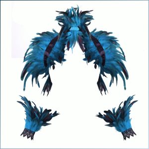 ผ้าคลุมไหล่ขนนก ตกแต่ง ผ้าคลุมไหล่ วันฮาโลวีน ผ้าคลุมไหล่ เปิดและปิด มีเอกลักษณ์ งานสังสรรค์ แต่งตัว