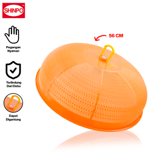 SHINPO Tudung Saji Plastik 56 CM Saiko Food Cover Penutup Makanan SPO-SIP-308L Multiwarna