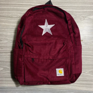 12.12 Birthday Sale NOTBADCLUB - STAROY - TAS RANSEL HITAM BACKPACK CORDUROY STARS