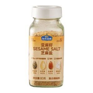 【0反式脂肪酸】亚麻籽芝麻盐Flaxseed and sesame salt authentic grain salt for seasoning enhances color and aroma.