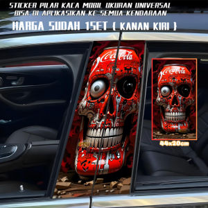 Ready Stock Car sticker PE film Cover Stripe Car Door Center Column Pillar sticker Car Window Middle 186 Cola