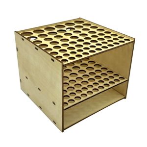 LANCE Multihole Paint Brush Holder DIY Wooden Frame Makeup Brushes Shelf Gifts Detachable Pen Drying Stand Art Brush Organizer