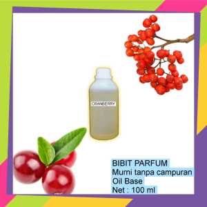 Bibit Parfum Murni Aroma Cranberry Kemasan 100ml Harga Grosir