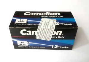 [Chính Hãng]Pin Vuông 9V Camelion 6F22 Hộp 12 Viên Pin Khối