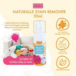 BerryC Naturalle Stain Remover (50ml) Baby Fabric Clothes Shoes ORGANIC STAIN Sweat Stain Remover 布料清洁剂 Kesan Peluh