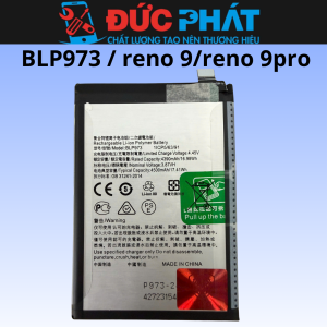 Pin Thay Thế BLP973 / Reno 9 / Reno 9Pro (tặng keo dán và bộ sửa)
