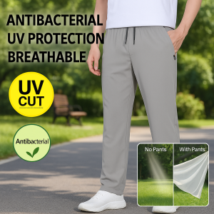 Cooling Mens Pants Thin Ice Silk Pants Upgraded Pants Stretch Fit Pants Soft Feeling Pants Lightweight Summer Pants Breathable Casual Pants Daily Use Pants Hot Weather Pants Airy Comfort Pants Multiple Sizes Pants Size