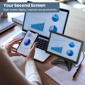 Eyoyo 12 Inch Small HDMI Monitor, Eyoyo Mini Monitor Portable IPS Display, External Monitor for Laptop Security Camera Raspberry pi, 1366x768 HD Monitor, Built-in Speaker. 