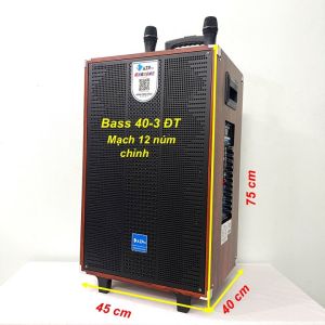 Loa kéo Bluetooth chính hãng AZPROAZ-M16 Bass 40-3 đường tiếngmạch 12 núm chỉnh thùng gỗ cao cấp
