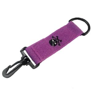Golf Towel Clip Magic Tape Cleaning Towel Sports Balls Hands Cleaning Clubs Double Sided Wiping Cloth with Carabiner
