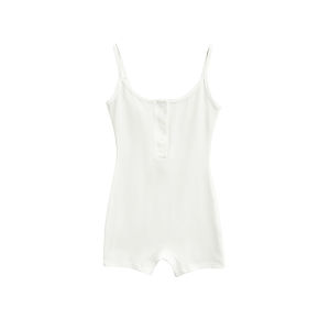 บอดี้สูท ชุดออกกำลังกายผู้หญิง สายเดี่ยว ผ้าร่องอย่างดี ยืดหยุ่น กระชับเก็บทรง ใส่สบาย ชุดโยคะ ดีไซน์สวยงาม เข้ารูป #1208