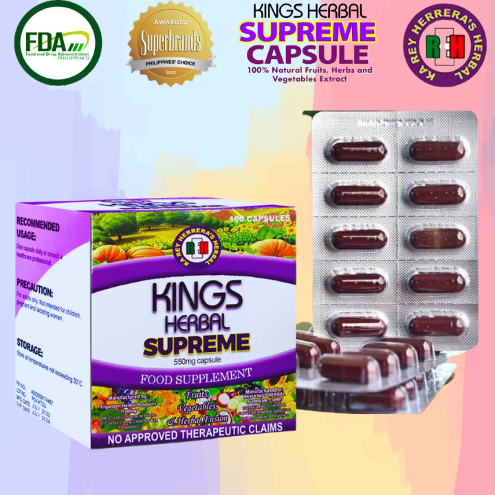 Kings Herbal Capsules ORIGINAL Excellent source of Vitamin A, Prevent