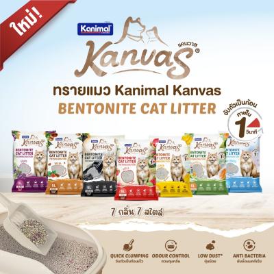 ทรายแมว Kanvas ทรายแมวอนามัย ทรายแมวเบนโตไนท์