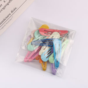 F4 Jepit Clip Rambut Korea Warna Warni Ukuran BESAR 5cm Set isi 20pcs Tic Tac Hair Clips HCSP002