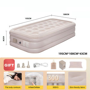 5 Sizes Automatic Inflatable Mattress Technology Inflatable Air Bed Mattress Extra Thick 43cm  Air Mattress High Quality
