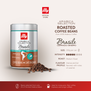 Arabica Selection Whole Bean Brasile- Cerrado Mineiro (250g)